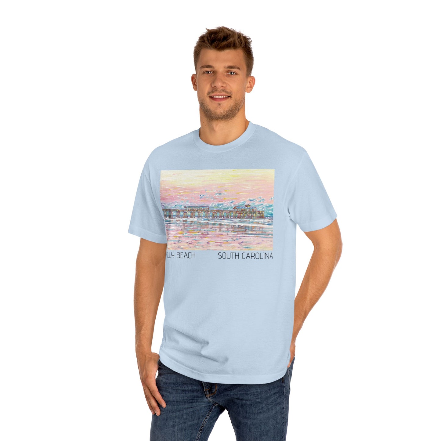 FOLLY BEACH Unisex Classic Tee