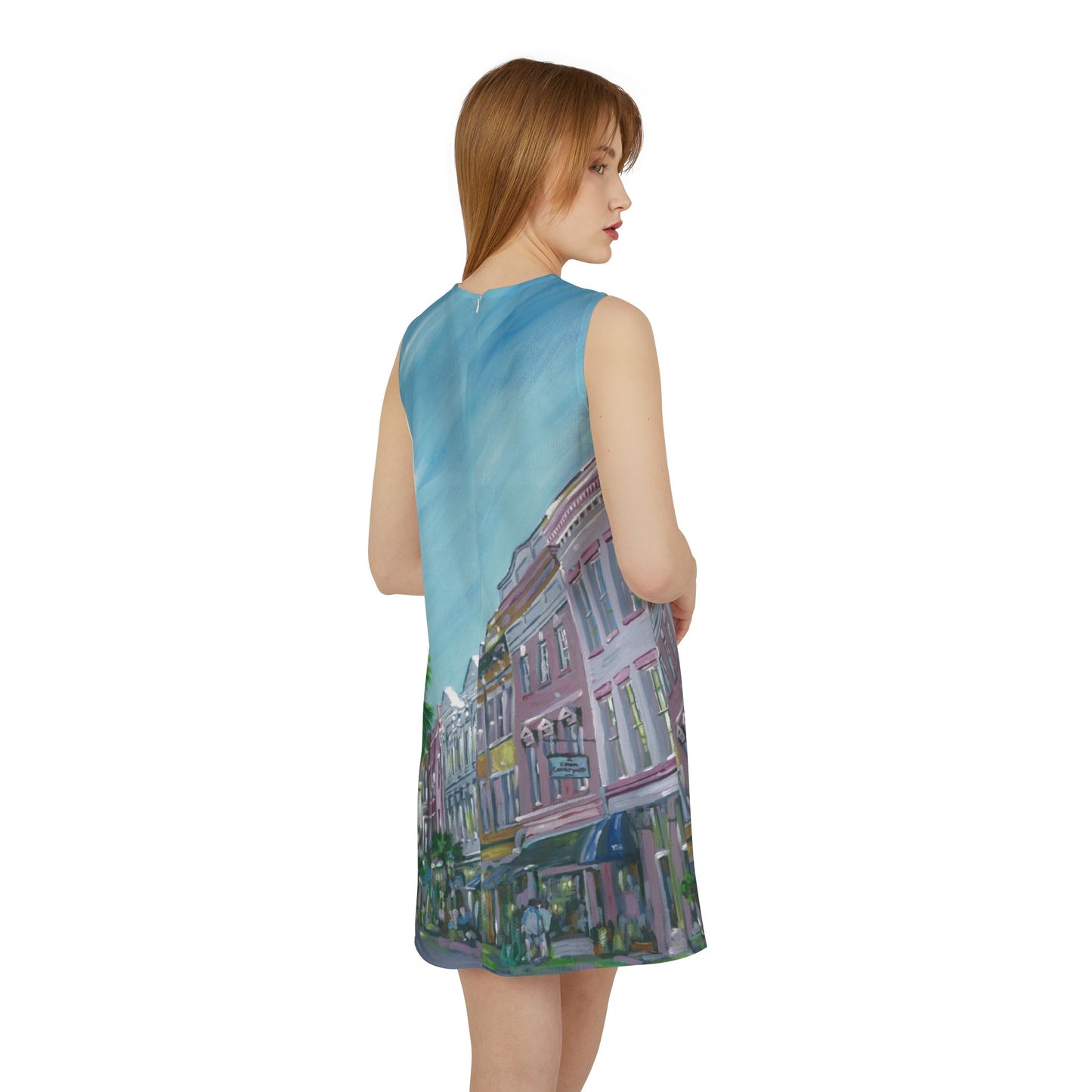 KING STREET ELEGANCE A-line Sleeveless Dress