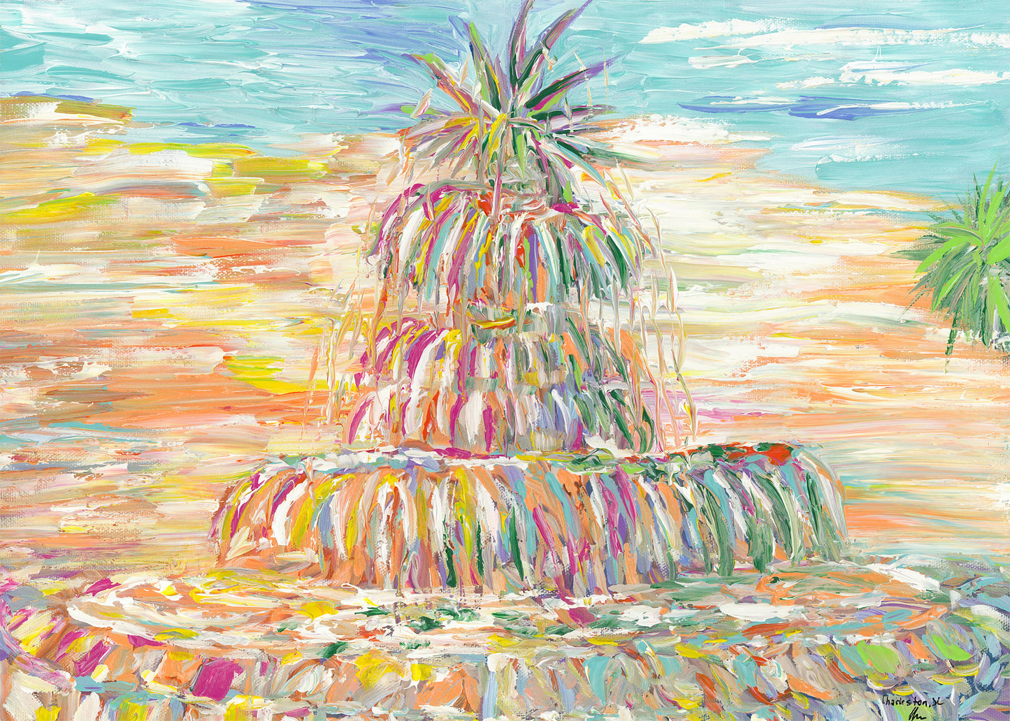 “Pineapple Fountain”