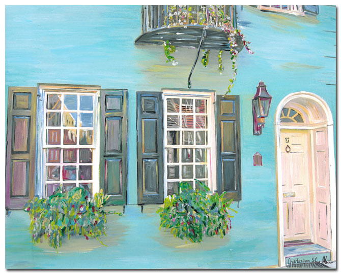 “Charleston Beautiful Windows” #3 (House on Tradd street)