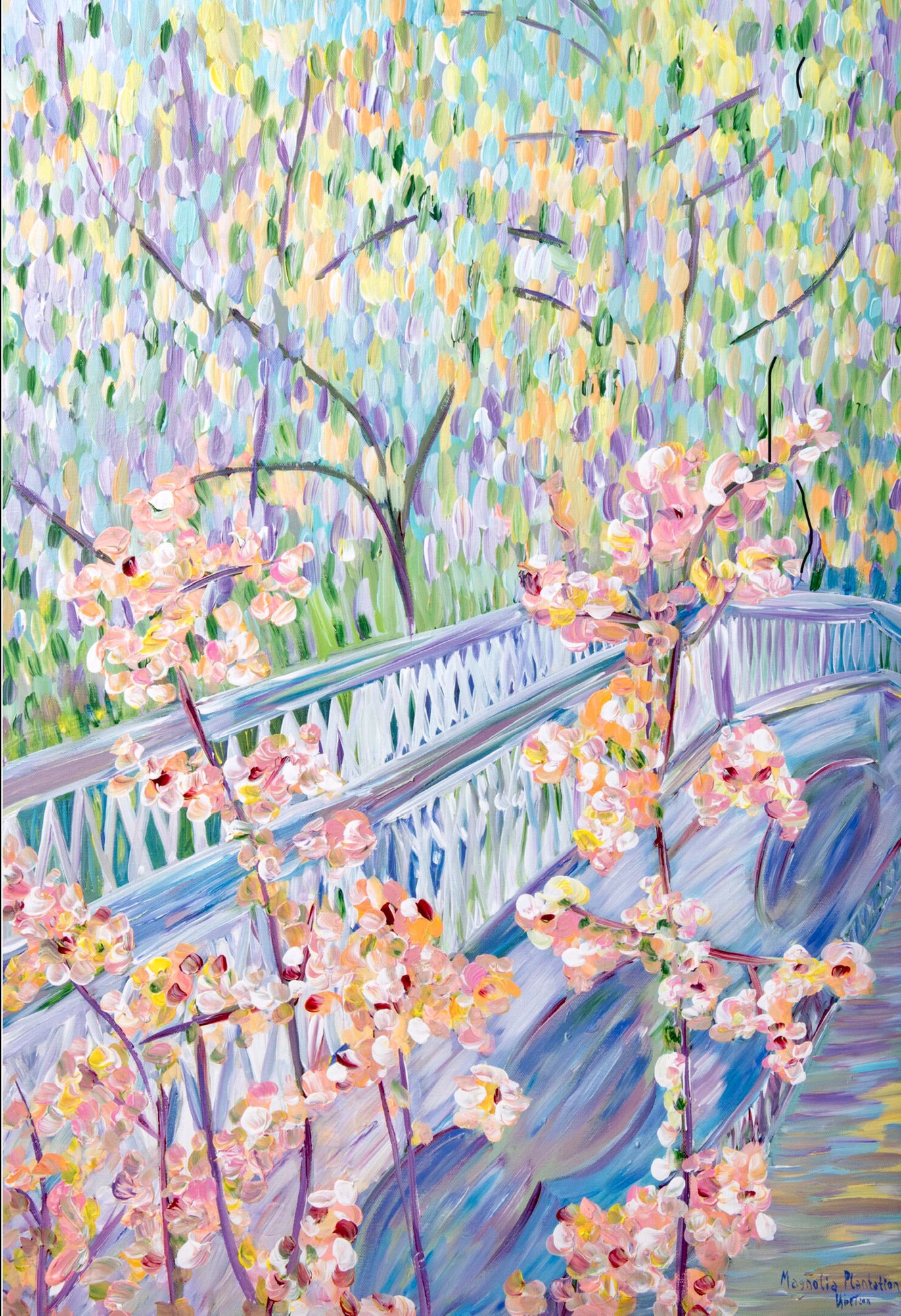 “Magnolia Plantation” #1 Vertical