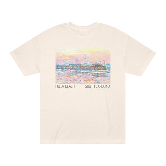 FOLLY BEACH Unisex Classic Tee