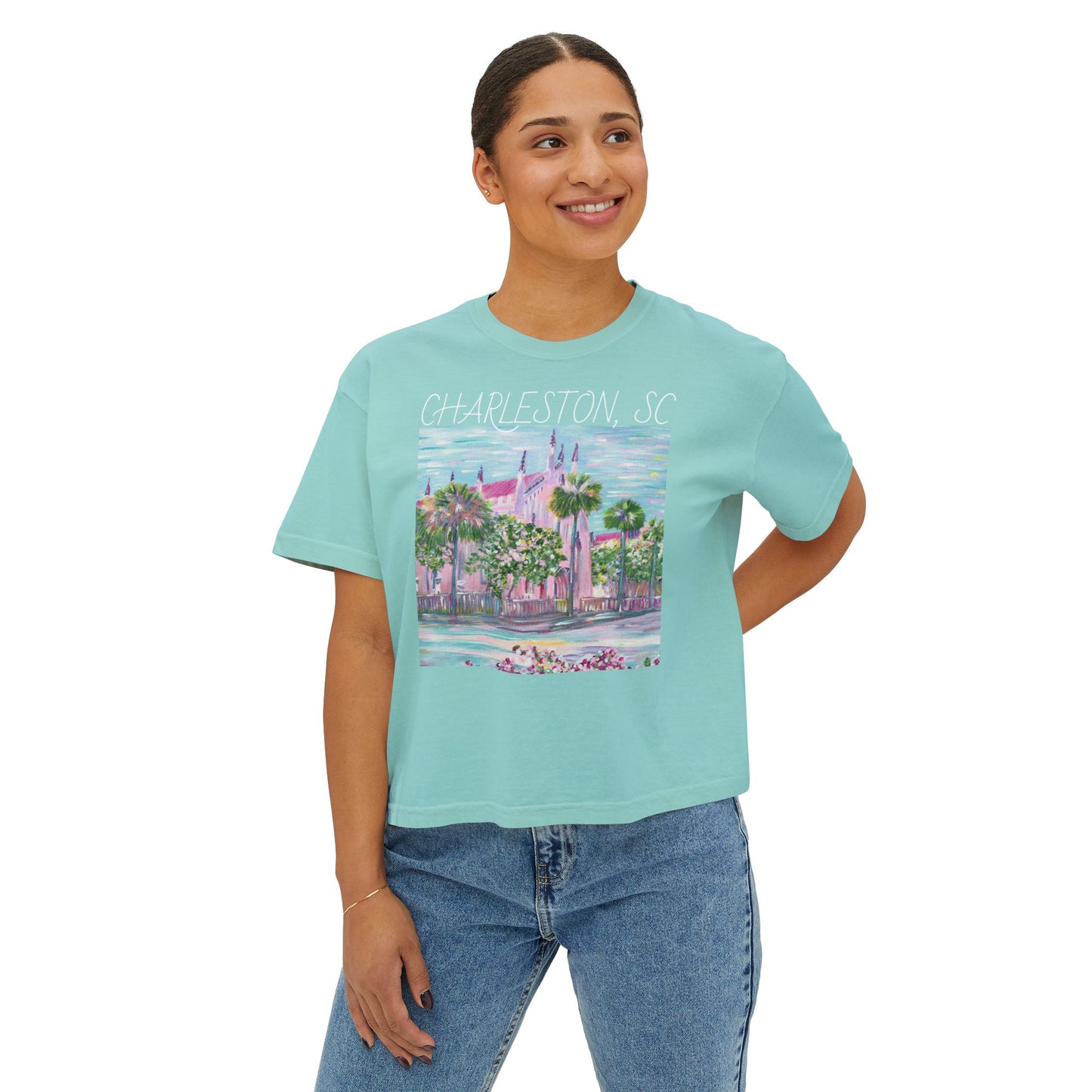 CHARLESTON Women's Boxy Tee