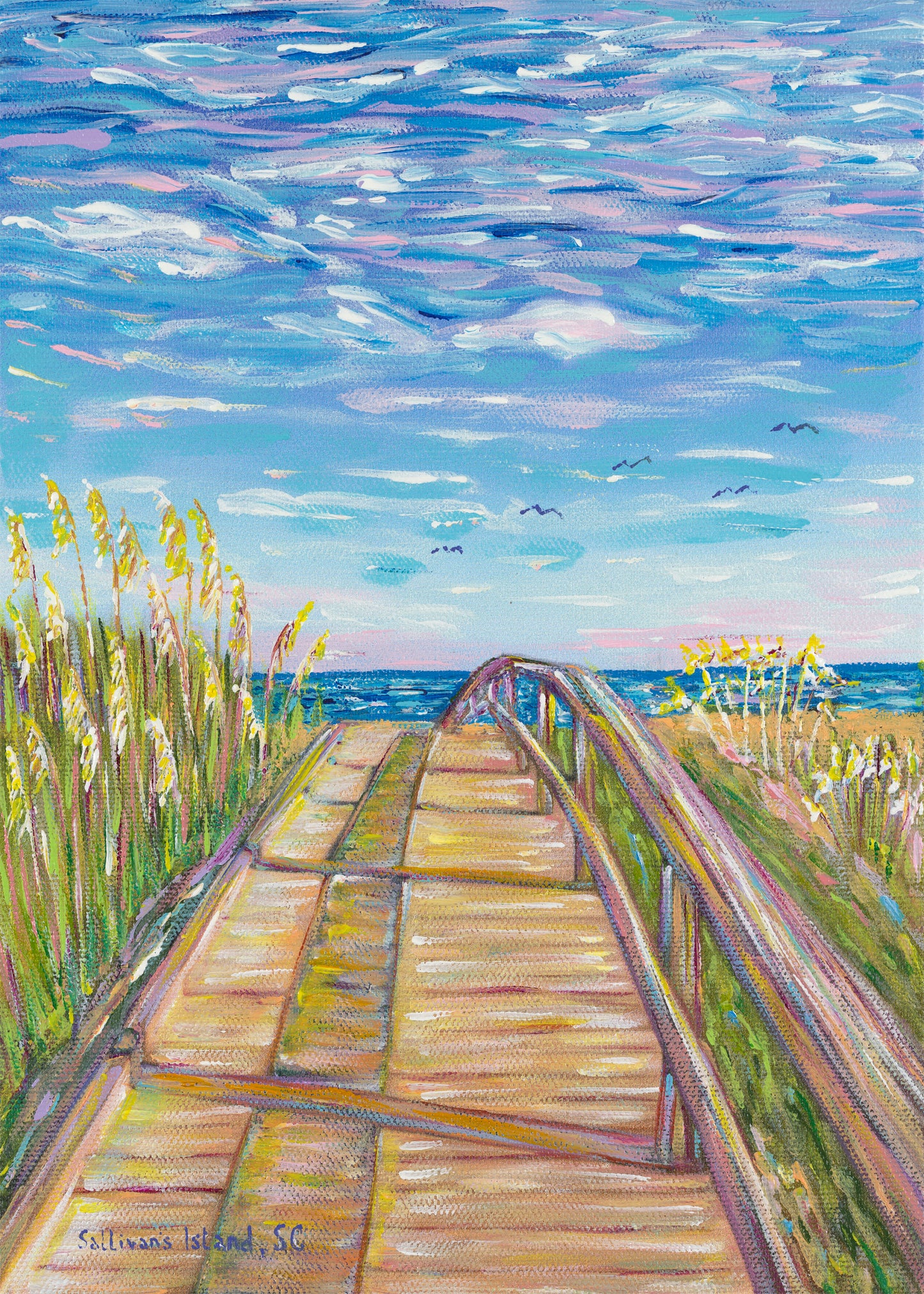 “Beach walk on Sullivan’s Island”