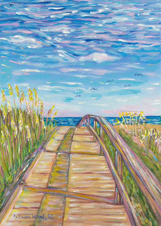 “Beach walk on Sullivan’s Island”