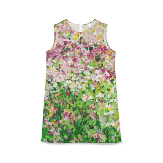 CHARLESTON FLORAL A-line Sleeveless Dress