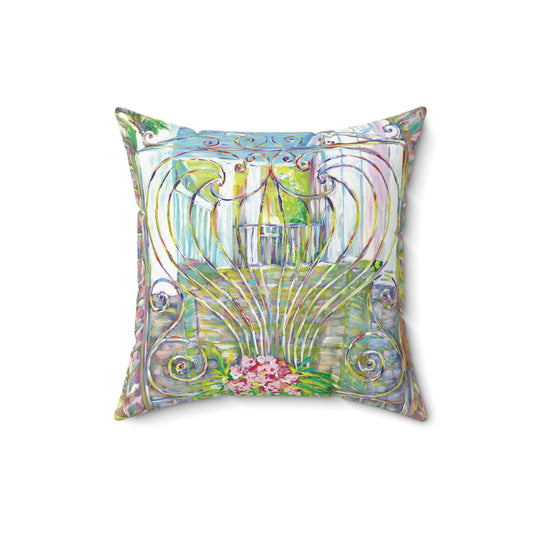 GARDEN GATE Square Pillow