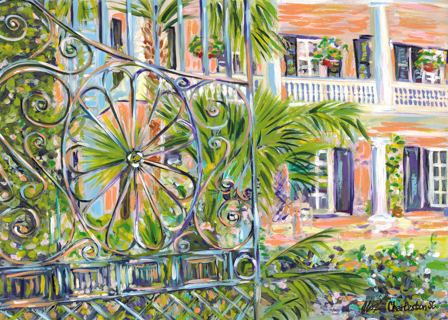 “Charleston Beautiful Gates” #1