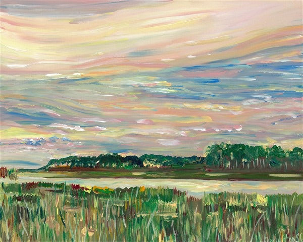 “Sunset on the marsh” V