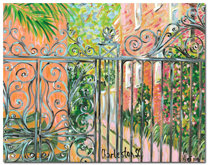 “Charleston Beautiful Gates” #2 (Secret Garden)
