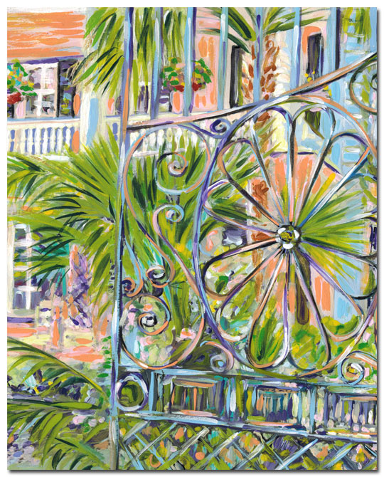 “Charleston Beautiful Gates” #1 Vertical